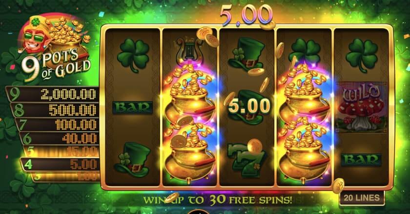 Стратегии выигрыша в 9 Pots of Gold